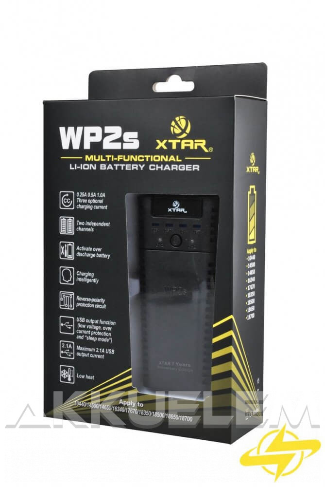 Xtar WP2S Li-Ion akkumulátor töltő