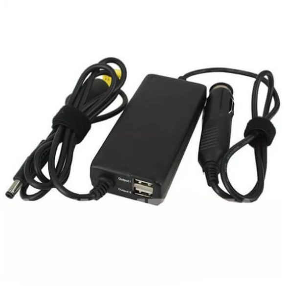 Titan Energy Asus 19V 4,74A 90W notebook autós adapter USB kimenettel - utángyártott