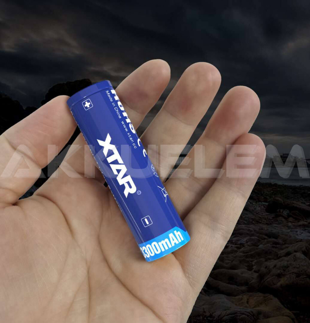 XTAR 18650 3300mAh 3,6V Li-ion akkumulátor PCB