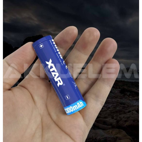 XTAR 18650 3300mAh 3,6V Li-ion akkumulátor PCB