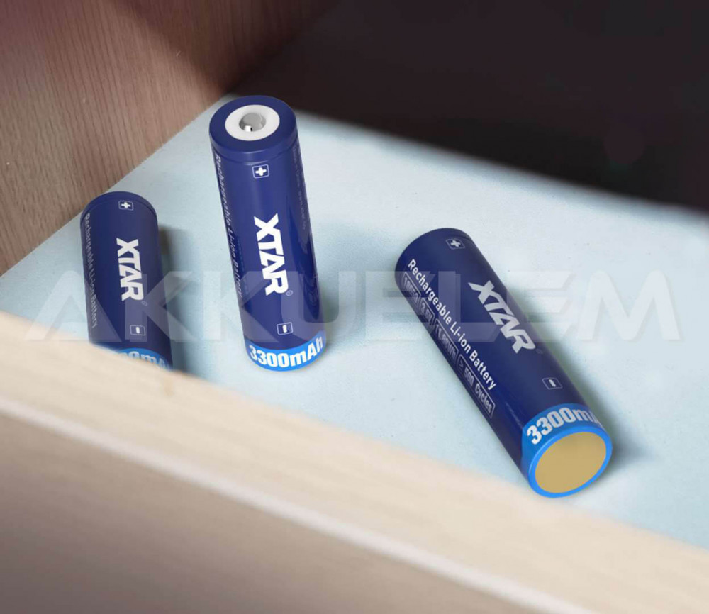 XTAR 18650 3300mAh 3,6V Li-ion akkumulátor PCB