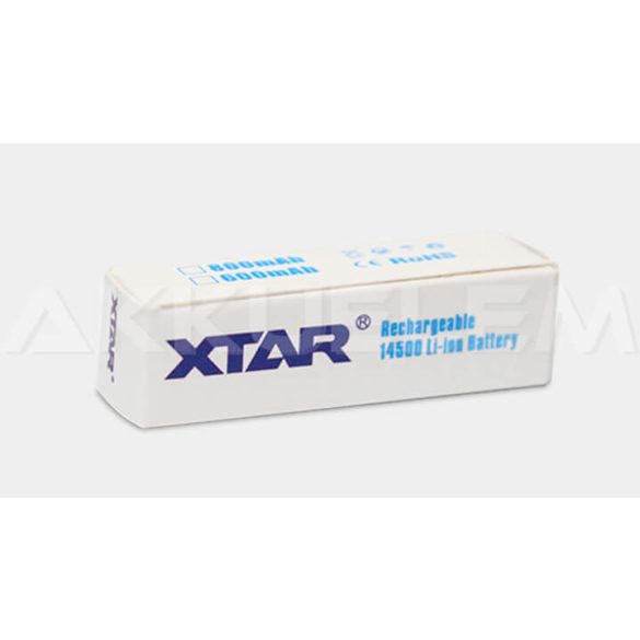 XTAR 14500 AA 800mAh Li-Ion akkumulátor (PCB)