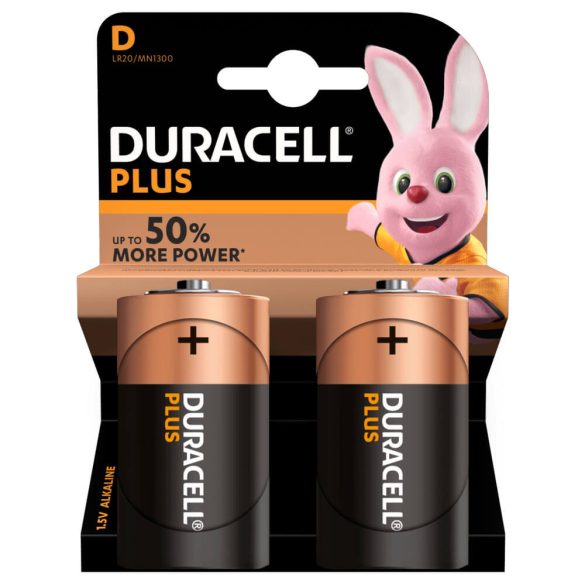 Duracell PLUS LR20 Góliát D alkáli elem MN1300