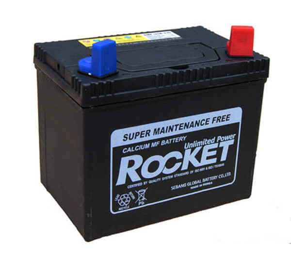   Rocket 30Ah 330A SMF U1R-330 fűnyíró akkumulátor 195x130x183mm