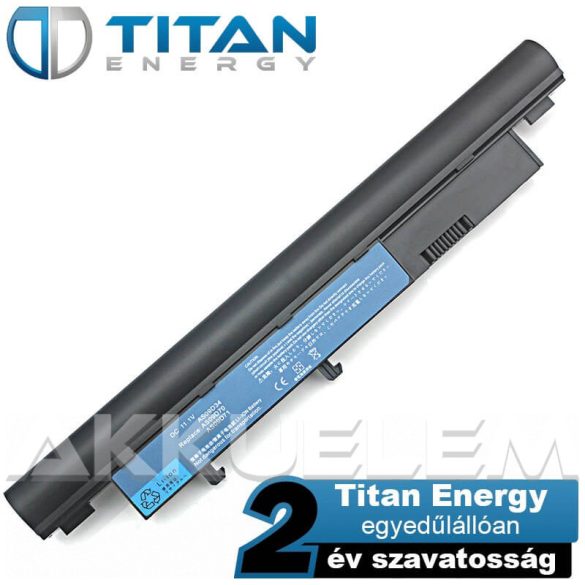 Titan Energy Acer AS09D70 5200mAh notebook akkumulátor - utángyártott
