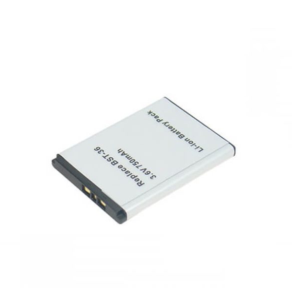Sony-Ericsson BST-36 3,6V 600mAh utángyártott telefon akkumulátor