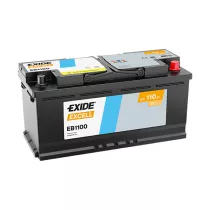 110Ah EXIDE Excell EB1100 autó akkumulátor JOBB+