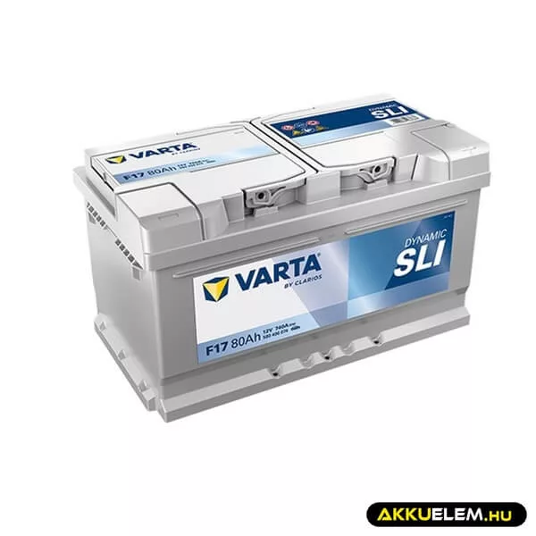 80Ah VARTA Dynamic F17 akkumulátor JOBB+ (580 406 074)