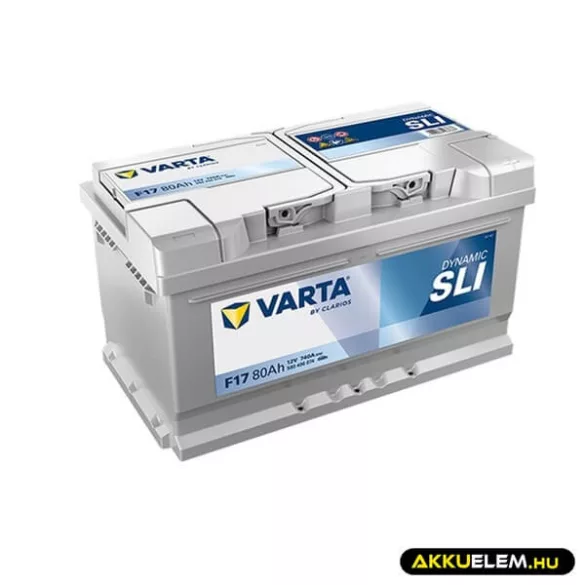 80Ah VARTA Dynamic F17 akkumulátor JOBB+ (580 406 074)