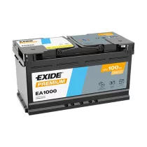 100Ah EXIDE Premium EA1000 autó akkumulátor JOBB+
