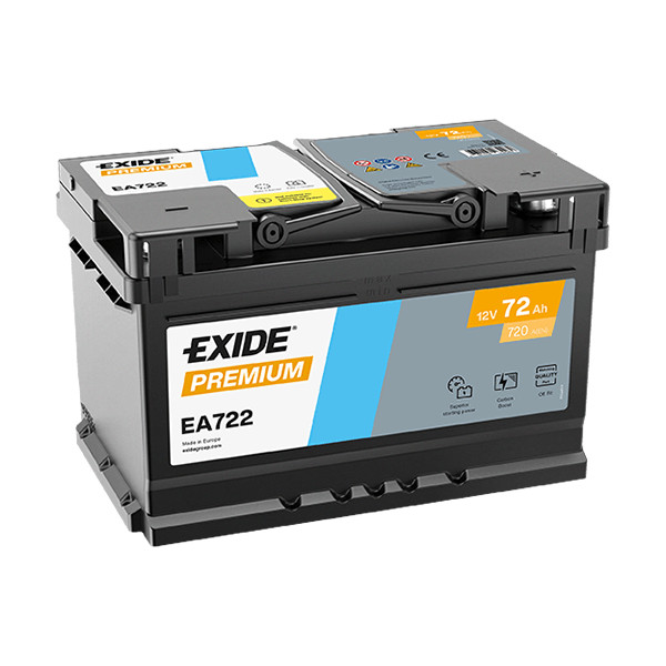 Аккумулятор exide ea722 характеристики