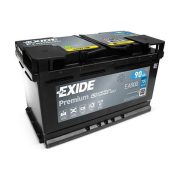 90Ah EXIDE Premium EA900 autó akkumulátor JOBB+