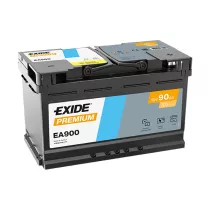 90Ah EXIDE Premium EA900 autó akkumulátor JOBB+