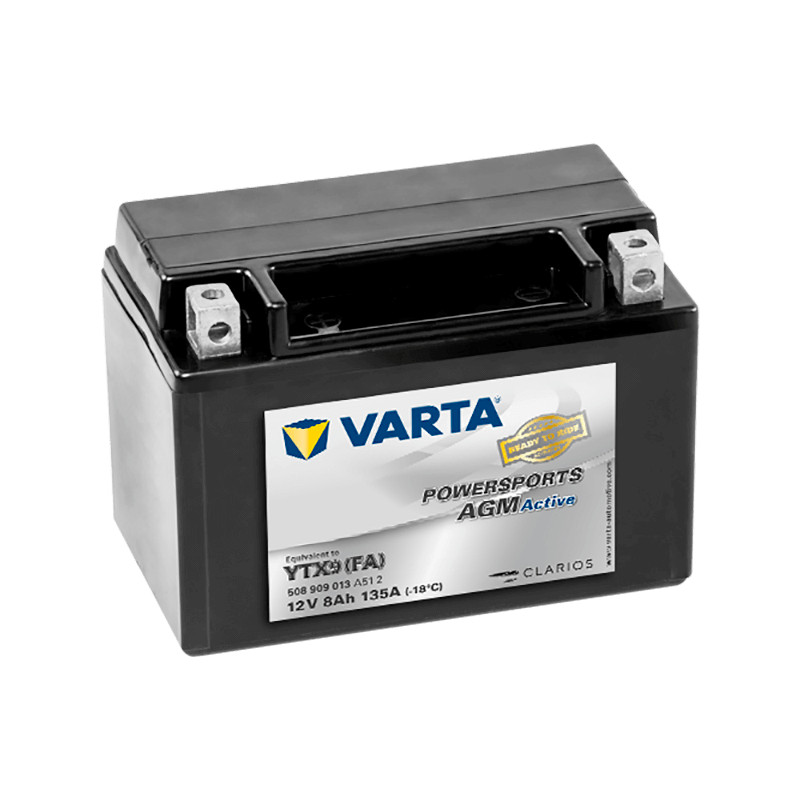  Varta 12V 8Ah YTX9-4 motorkerékpár akkumulátor (YTX9-BS helyett)