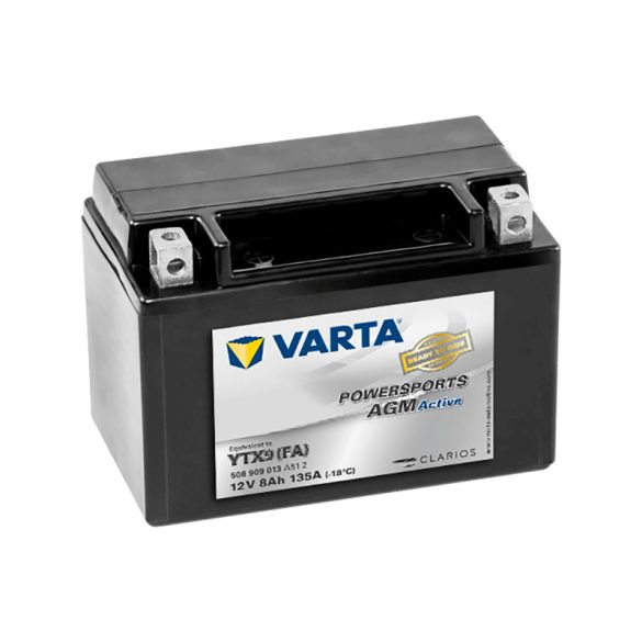 Varta 12V 8Ah YTX9-4 motorkerékpár akkumulátor (YTX9-BS helyett)