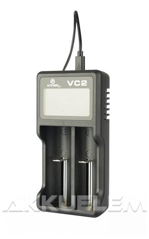 Xtar VC2 Li-Ion akkumulátor töltő