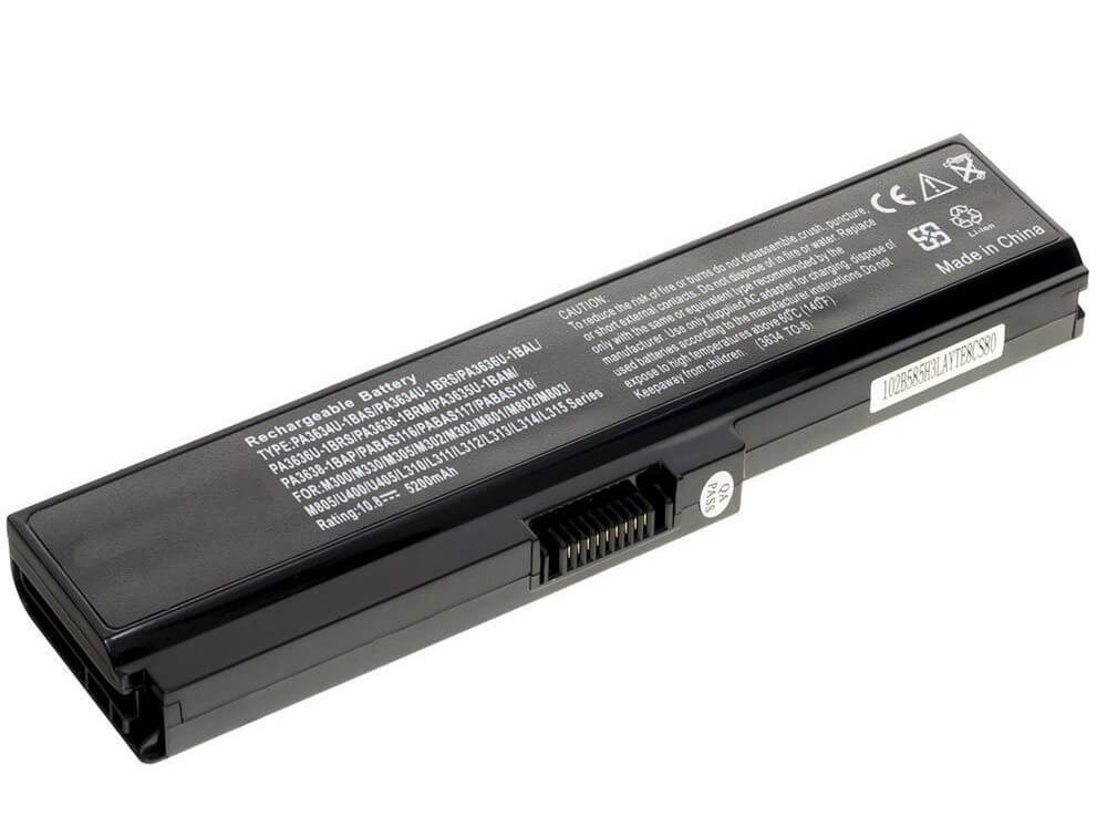 Toshiba PA3817 5200mAh notebook akkumulátor utángyártott