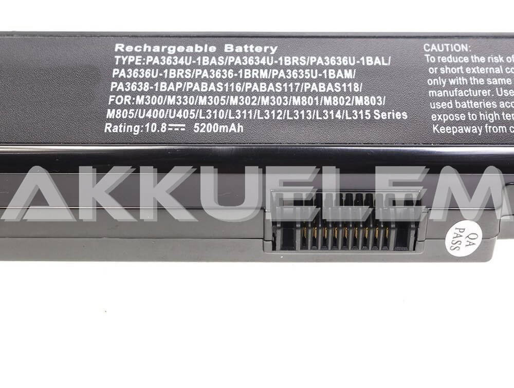 Toshiba PA3817 5200mAh notebook akkumulátor utángyártott