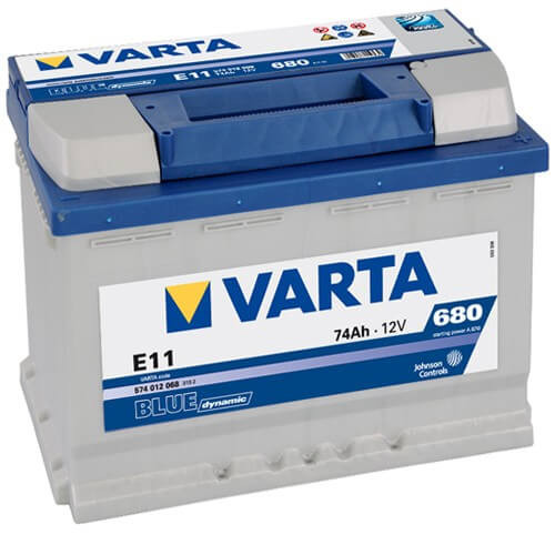74Ah VARTA Blue Dynamic E11 akkumulátor JOBB+ (574 012 068)