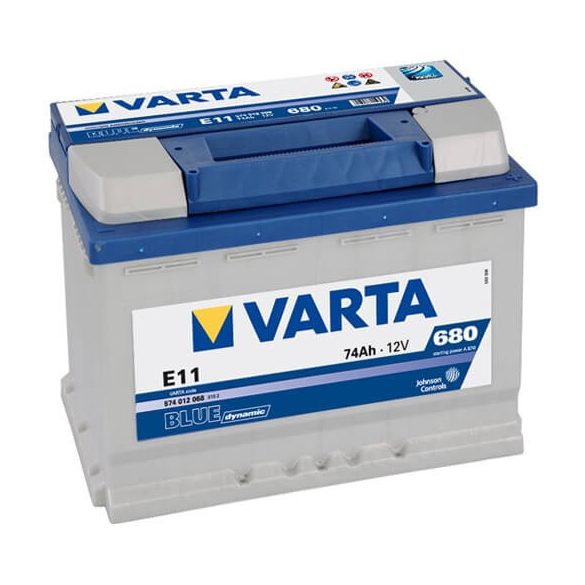 74Ah VARTA Blue Dynamic E11 akkumulátor JOBB+ (574 012 068)