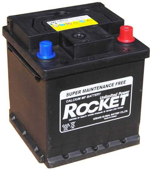 Rocket 12V 40Ah 350A autó akkumulátor  (175x175x190mm) 54018 JOBB+