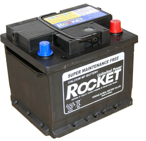 Rocket 12V 43Ah 420A autó akkumulátor (211x175x175mm) 54316 JOBB+