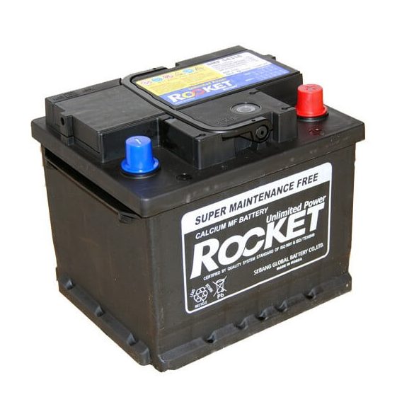 Rocket 12V 43Ah 420A autó akkumulátor (211x175x175mm) 54316 JOBB+