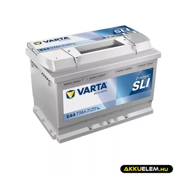 77Ah Varta Dynamic E44 12V autó akkumulátor JOBB+ (577 400 078)