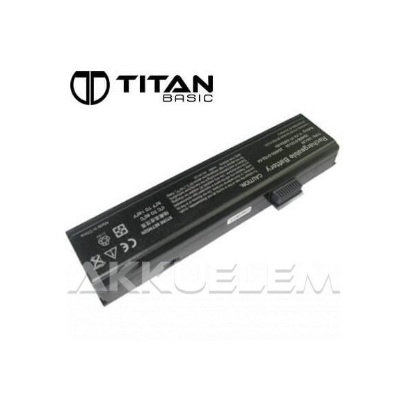 Titan Basic Fujitsu-Siemens L50-3S4000-S1P3 4400mAh notebook akkumulátor - utángyártott