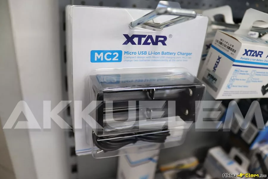 Xtar MC2 Li-Ion USB-s akkumulátor töltő