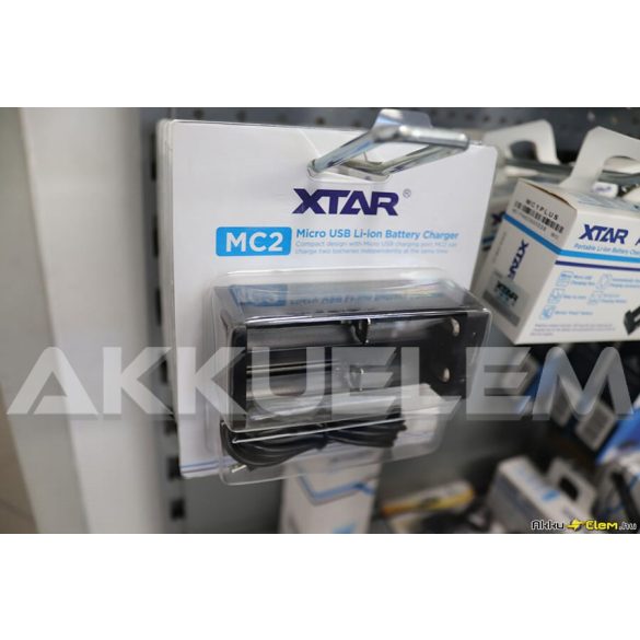 Xtar MC2 Li-Ion USB-s akkumulátor töltő