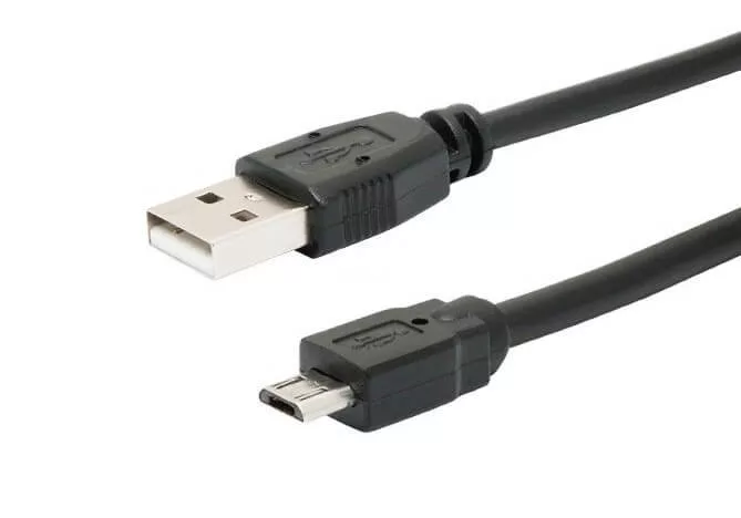 USB-microUSB kábel 1,8 m fekete