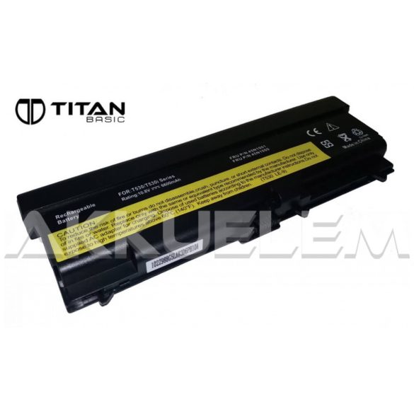 Titan Basic Lenovo T430 6600mAh notebook akkumulátor - utángyártott