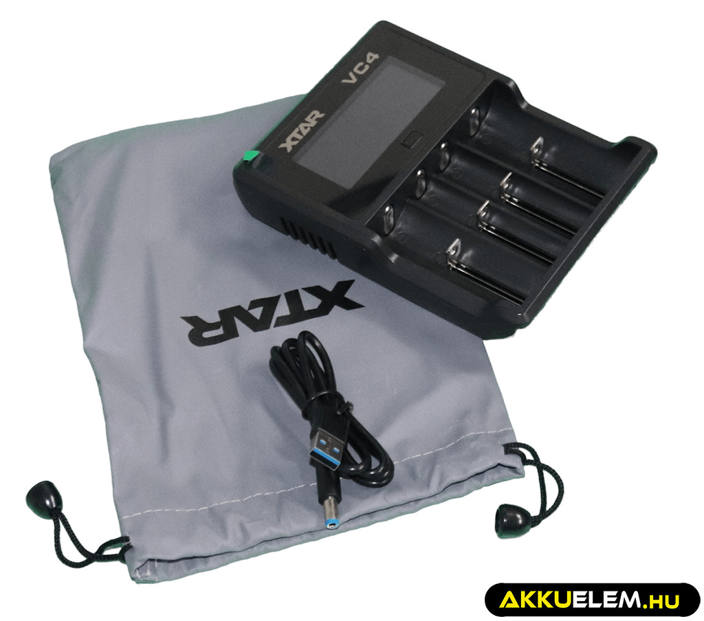 XTAR VC4 Li-ion Ni-MH multi akkumulátor töltő