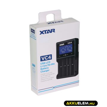 XTAR VC4 Li-ion Ni-MH multi akkumulátor töltő