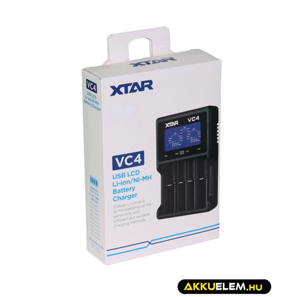 XTAR VC4 Li-ion Ni-MH multi akkumulátor töltő
