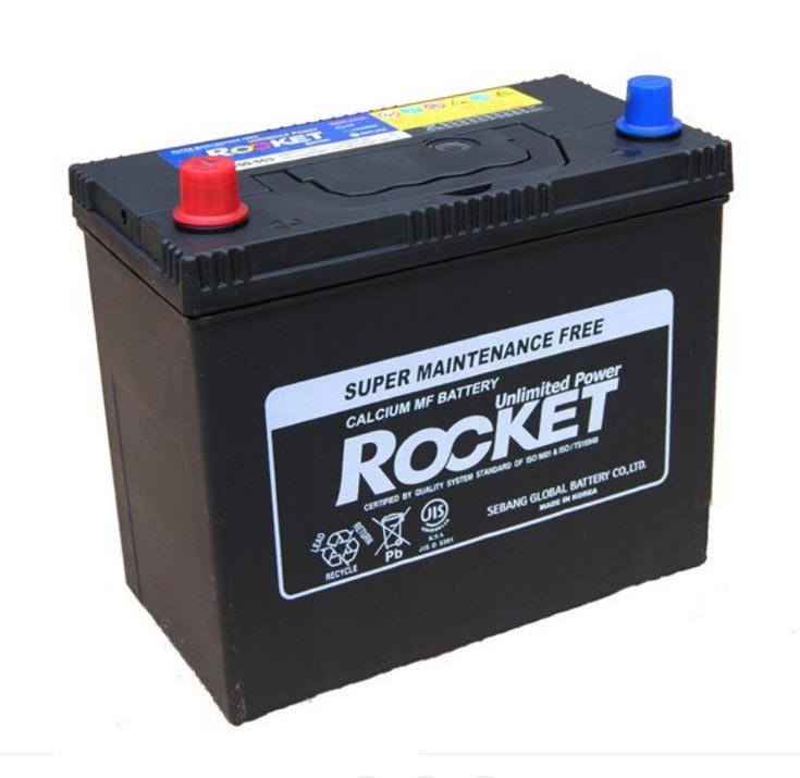 Rocket 45Ah 430A SMF NX100-S6S akkumulátor ASIA BAL+