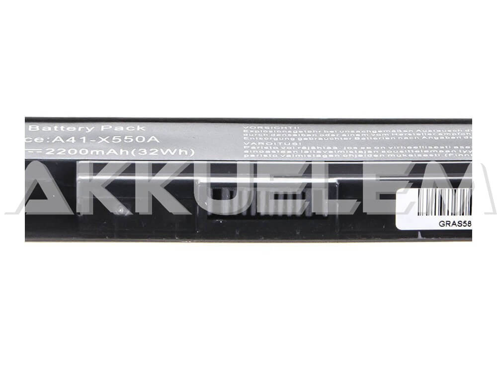 Asus A41-X550 2200mAh notebook akkumulátor utángyártott