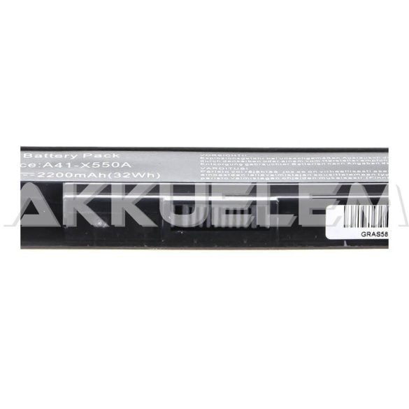 Asus A41-X550 2200mAh notebook akkumulátor utángyártott