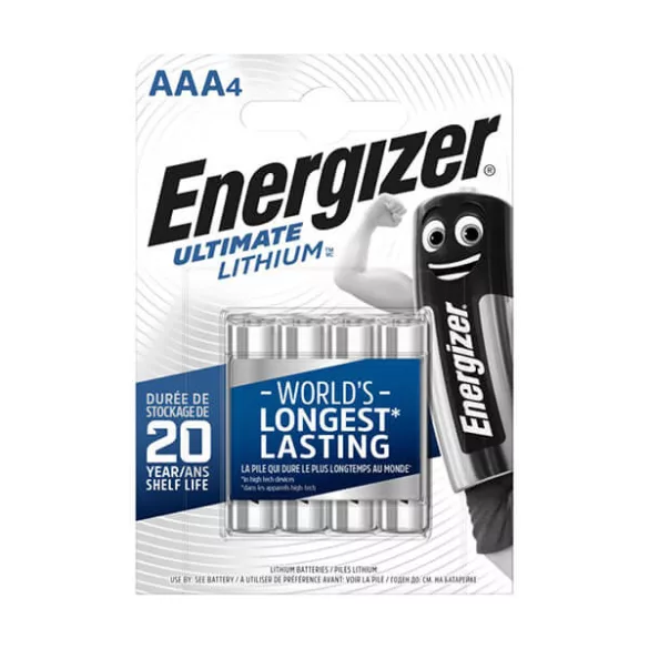Energizer Ultimate Lithium FR03 AAA elem 4db/csomag (ár/csomag)