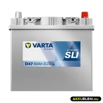   60Ah Varta Dynamic D47 12V autó akkumulátor JOBB+  (560 410 054)