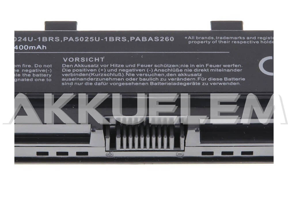 Toshiba PA5024 4400mAh notebook akkumulátor utángyártott