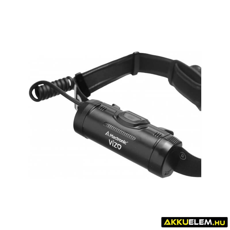 MacTronic VIZO fejlámpa AHL0022 400/735lm tölthető