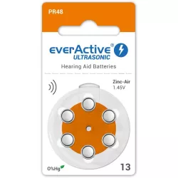   everAcitve Ultrasonic ZA13 PR48 hallókészülék elem 6db/csomag (ár/csomag)