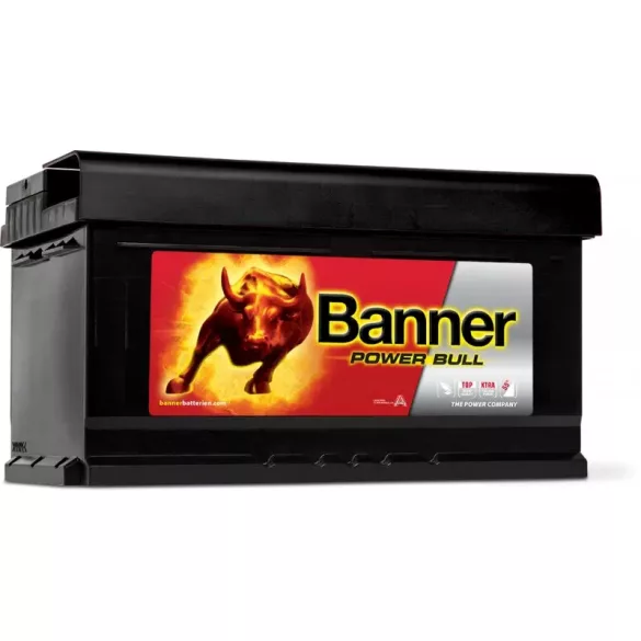 Banner Power Bull 12V 80Ah 700A P8014 autó akkumulátor JOBB+ 