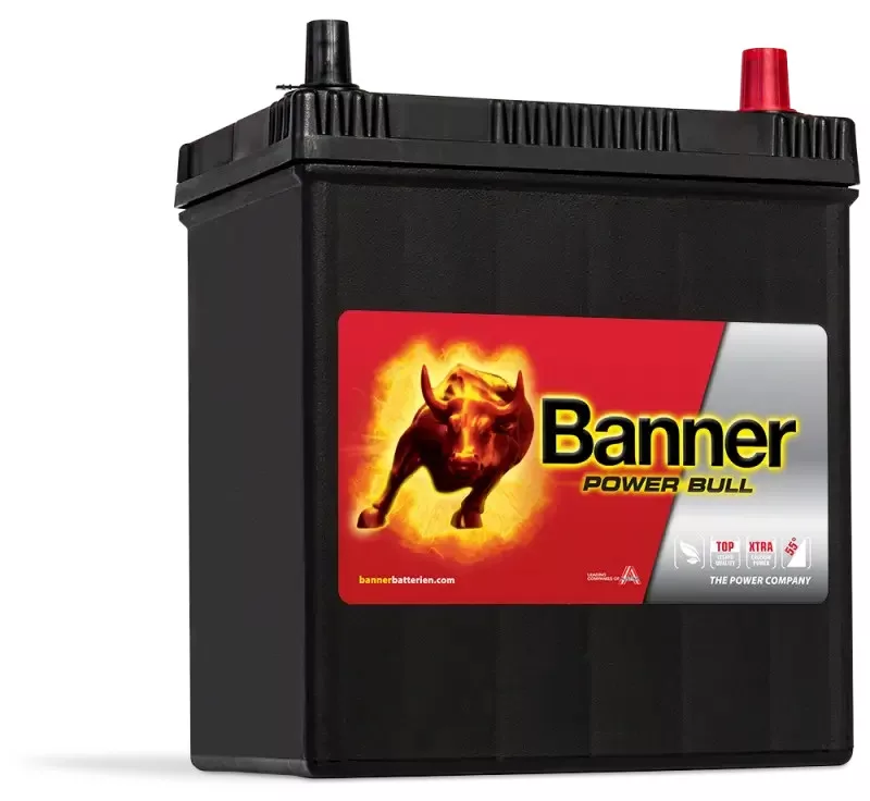 Banner Power Bull 12V 40Ah 330A P4026 autó akkumulátor ASIA JOBB+