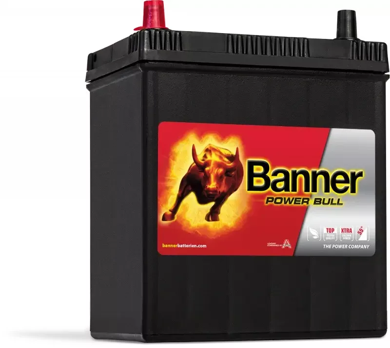 Banner Power Bull 12V 40Ah 330A P4027 autó akkumulátor ASIA bal+