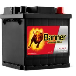   Banner Power Bull 12V 42Ah 390A P4208 autó akkumulátor JOBB+ 