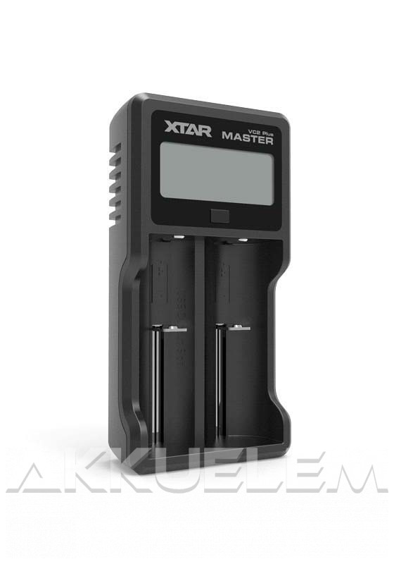 XTAR VC2 Plus Master multifunkciós akkumulátor töltő