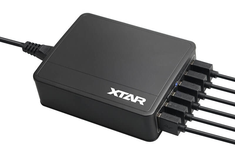 XTAR U1 Six-U hatcsatornás USB adapter